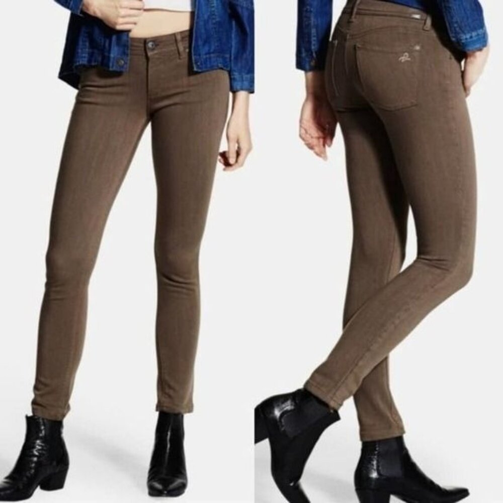 DL1961 Jeans Emma Legging‎ 27 Lansing Grey Wash Stetch